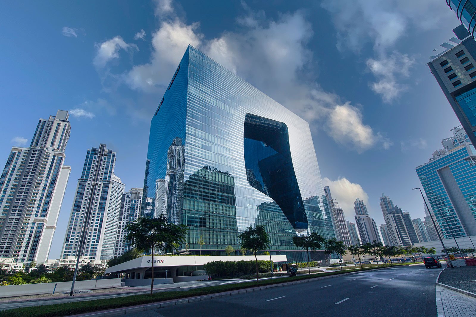 Modern Dubai architecture and city skyline